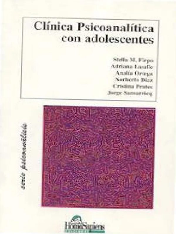 Stela Firpo Clínica psicoanalítica con adolescentes